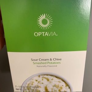 Optavia Sour Cream & Chives Smashed Potato